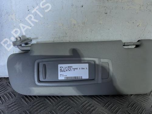 Used Left sun visor BMW X6 (E71, E72) M 50 d (381 hp) 25669560