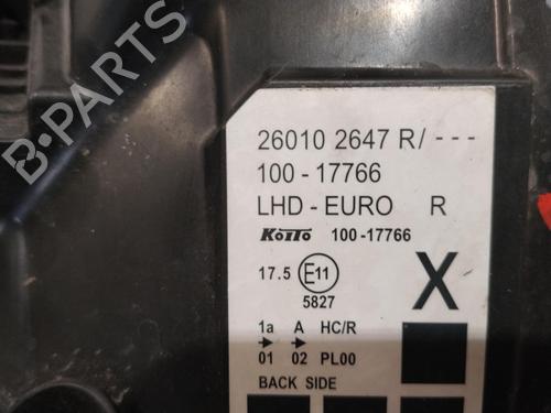 Used Right headlight Right headlight RENAULT KANGOO Express (FW0/1_) 1.5 dCi 75 (FW07, FW10, FW04) (75 hp) 39711590 39711590