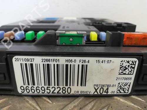 Fuse box CITROËN C3 II (SC_) 1.6 HDi | BP25665328E1 