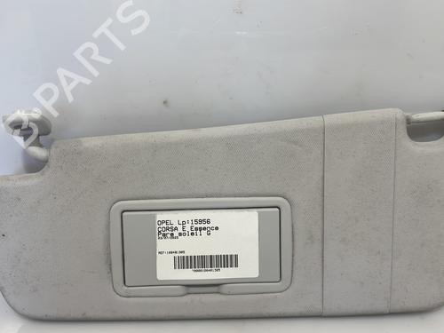 Used Left sun visor OPEL CORSA E (X15) 1.4 (08, 68) (75 hp) 27304241