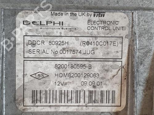 Engine control unit (ECU) RENAULT CLIO II (BB_, CB_) 1.5 dCi (B/CB07) | BP25661723M57 