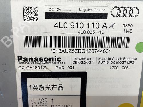 Radio AUDI Q7 (4LB) 3.0 TDI quattro | BP29188533E6 