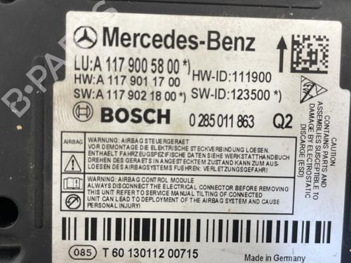 ECU airbags MERCEDES-BENZ A-CLASS (W176) A 180 CDI (176.000) | BP25664633M53 