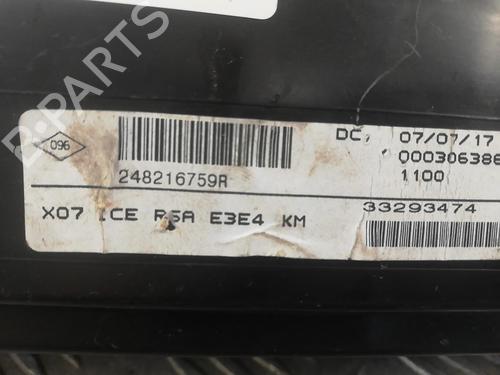 Instrument cluster RENAULT TWINGO III (BCM_, BCA_) 1.0 SCe 70 | BP25662296C47 
