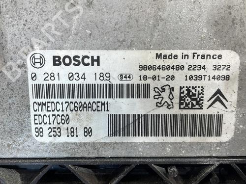 Engine control unit (ECU) CITROËN C4 Picasso II 1.6 HDi / BlueHDi 115 | BP27928235M57 - Image 2