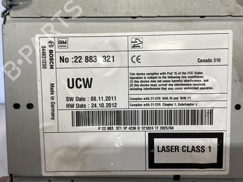 Radio OPEL ASTRA J GTC 2.0 OPC Turbo (08) | BP26962191E6  - Image 13