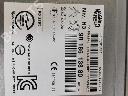 Radio PEUGEOT 208 II (UB_, UP_, UW_, UJ_) e-208 | BP25668003E6 