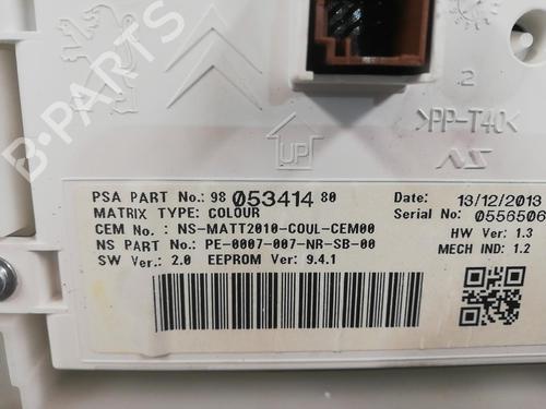 Instrument cluster PEUGEOT 2008 I (CU_) 1.6 HDi | BP25667436C47 