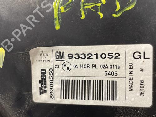 Faro izquierdo OPEL MERIVA A MPV (X03) 1.7 CDTI (E75) | BP25669421C28 
