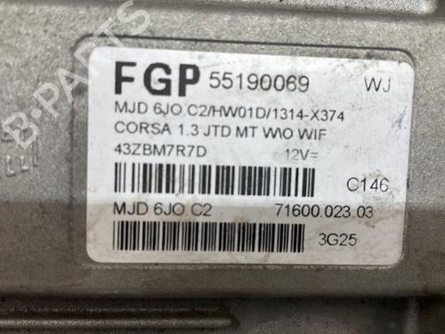 Engine control unit (ECU) OPEL CORSA C (X01) 1.3 CDTI (F08, F68) | BP25664644M57 - Image 3