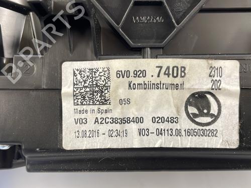 Instrument cluster SKODA FABIA III (NJ3) 1.2 TSI | BP25666535C47 