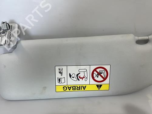 Right sun visor PEUGEOT 208 I (CA_, CC_) 1.2 VTI 82 | BP26557399I2