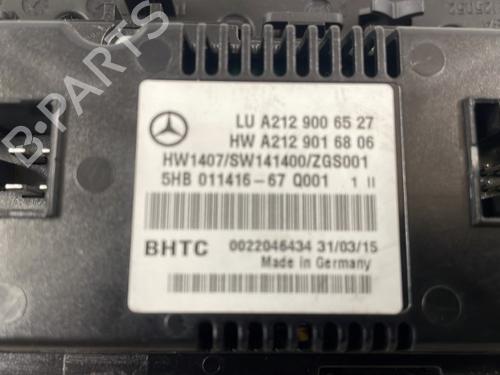 Used Climate control Climate control MERCEDES-BENZ E-CLASS (W212) E 220 CDI / BlueTEC (212.001, 212.002) (170 hp) 25669471 25669471
