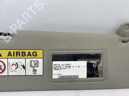 Højre solskærm DACIA DUSTER (HS_) 1.2 TCe 125 (125 hp) 27884345