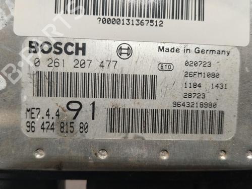 Engine control unit (ECU) PEUGEOT 206 SW (2E/K) 1.6 16V | BP38484106M57 - Image 3