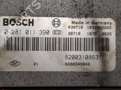 Engine control unit (ECU) RENAULT SCÉNIC II (JM0/1_) 1.9 dCi (JM0G, JM12, JM1G, JM2C) | BP39897206M57 - Image 3