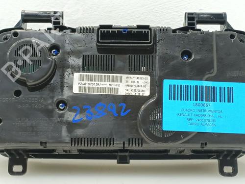 Instrument cluster RENAULT KADJAR (HA_, HL_) 1.2 TCe 130 (HLMR) | BP31144537C47