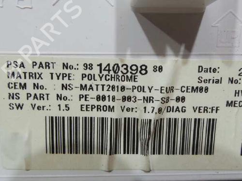 Instrument cluster PEUGEOT 2008 I (CU_)  | BP5681579C47 