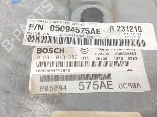 Engine control unit (ECU) DODGE NITRO 2.8 CRD | BP36992574M57 - Image 5