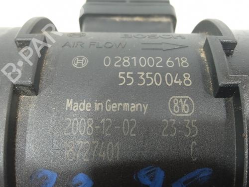 Mass air flow sensor CHEVROLET CAPTIVA (C100, C140)  | BP22314557M95 