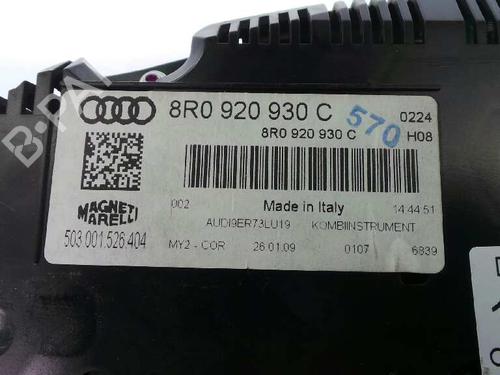 Instrument cluster AUDI Q5 (8RB) 2.0 TDI quattro | BP2531601C47 