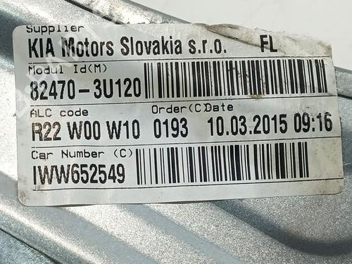 Front left window mechanism KIA SPORTAGE IV (QL, QLE) 1.6 CRDi AWD | BP29965478C22