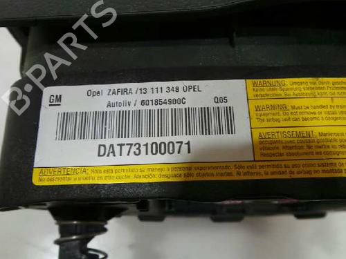 Driver airbag OPEL ZAFIRA / ZAFIRA FAMILY B (A05) 1.9 CDTI (M75) | BP2544303C9 