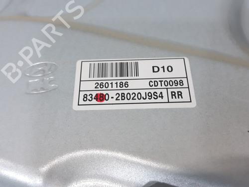 Rear right window mechanism HYUNDAI SANTA FÉ II (CM) 2.2 CRDi GLS | BP17484951C25 