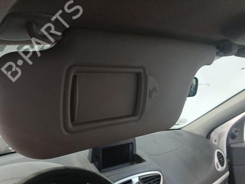 Used Left sun visor Left sun visor RENAULT CLIO III (BR0/1, CR0/1) 1.5 dCi (BR17, CR17) (86 hp) 40072432 40072432