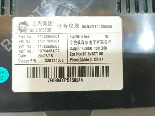 Instrument cluster MG MG ZS SUV (AZS1) 1.5 VTi | BP26493147C47 
