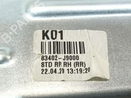 Rear right window mechanism HYUNDAI KONA (OS, OSE, OSI) 1.0 T-GDi | BP29585444C25 