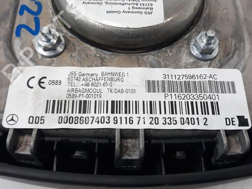 Driver airbag MERCEDES-BENZ A-CLASS (W169) A 200 CDI (169.008, 169.308) | BP18711738C9 