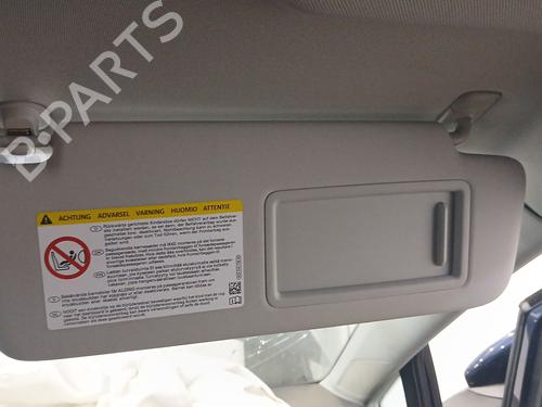 Right sun visor VW GOLF VII (5G1, BQ1, BE1, BE2) 1.2 TSI 5G0857552AJ | 5G0857552AJ