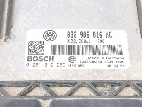 Engine control unit (ECU) SEAT ALTEA (5P1) 1.9 TDI | BP25890317M57 