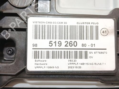 Instrument cluster OPEL CORSA F (P2JO) 1.2 (68) | BP37603899C47  - Image 5