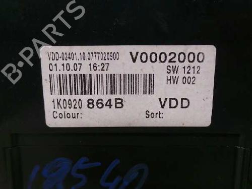 Instrument cluster VW GOLF V (1K1) 2.0 TDI 16V | BP3404835C47 