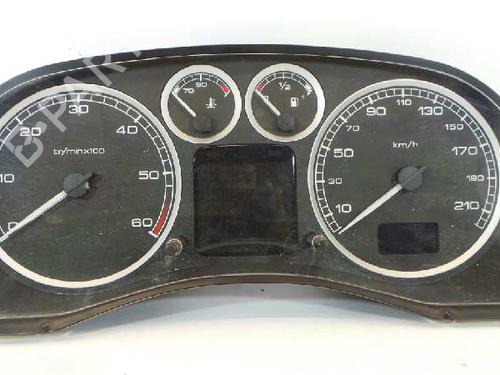 Used Instrument cluster PEUGEOT 307 (3A/C) 1.6 HDi (90 hp) 911482