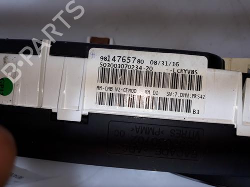 Instrument cluster PEUGEOT 508 SW I (8E_) 2.0 BlueHDi 150 | BP14923393C47 