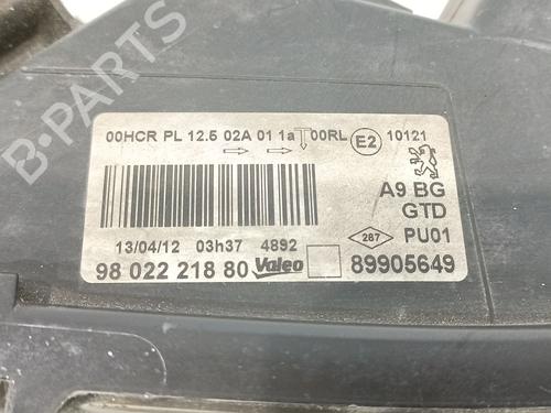 Left headlight PEUGEOT 208 I (CA_, CC_) 1.4 HDi | BP32294357C28