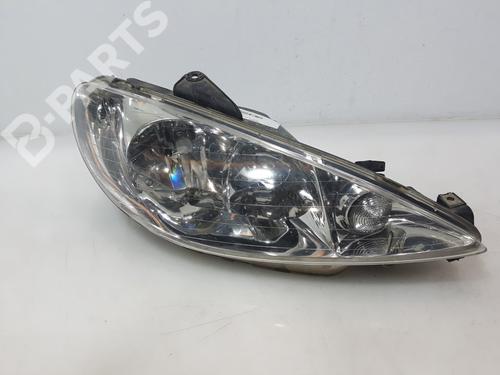 Used Right headlight Right headlight PEUGEOT 206 Hatchback (2A/C) 1.4 HDi eco 70 (68 hp) 10194528 10194528