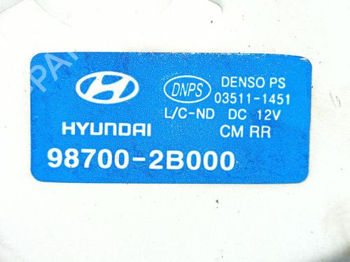 Rear wiper motor HYUNDAI SANTA FÉ II (CM) 2.2 CRDi GLS 4x4 | BP27297911M102 
