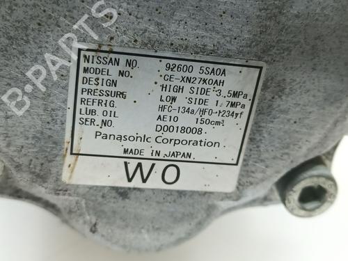 AC compressor NISSAN LEAF (ZE1) Electric | BP24811281M34 