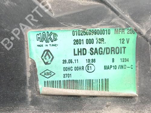 Right headlight RENAULT FLUENCE (L3_) 1.5 dCi (L30D, L30L, L306, L33F, L33L, L33M, L33V, L33W) | BP33873055C29  - Image 8