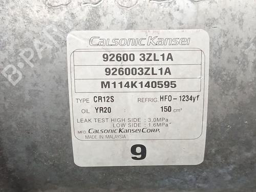 AC compressor NISSAN PULSAR Hatchback (C13) 1.2 DIG-T | BP32112971M34 