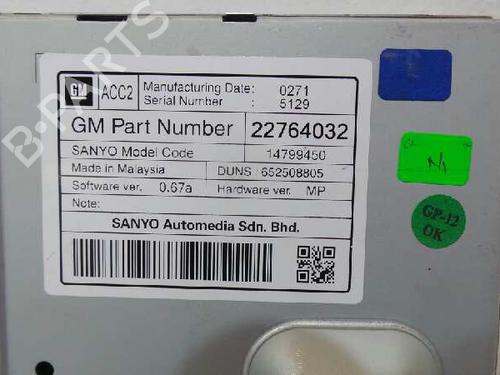 Display monitor OPEL INSIGNIA A (G09)  | BP4078355C48 
