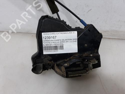 Højre fortil lås TOYOTA COROLLA Verso (ZER_, ZZE12_, R1_) 2.2 D-4D (AUR10_, AUR10R) (136 hp) 6109753