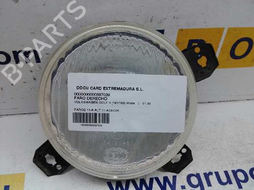 Koplamp rechts VW GOLF II (19E, 1G1) [1983-1992]  65627