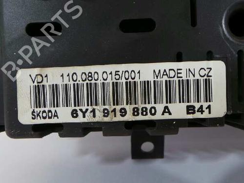Instrument cluster SKODA FABIA I (6Y2)  | BP2956295C47 