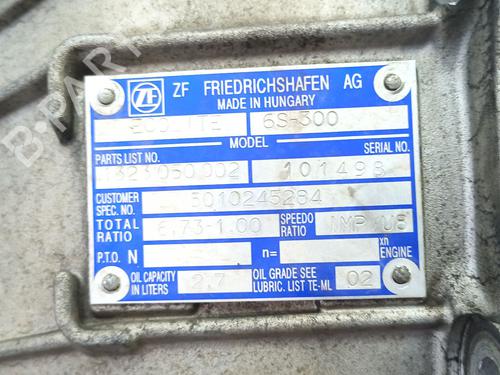 Gearbox RENAULT TRUCKS MASCOTT Platform/Chassis 130 | BP29431363M3 