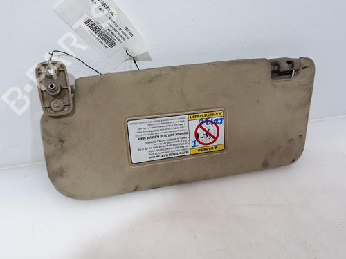 Left sun visor PEUGEOT 607 (9D, 9U) 2.2 HDi | BP13742807I1